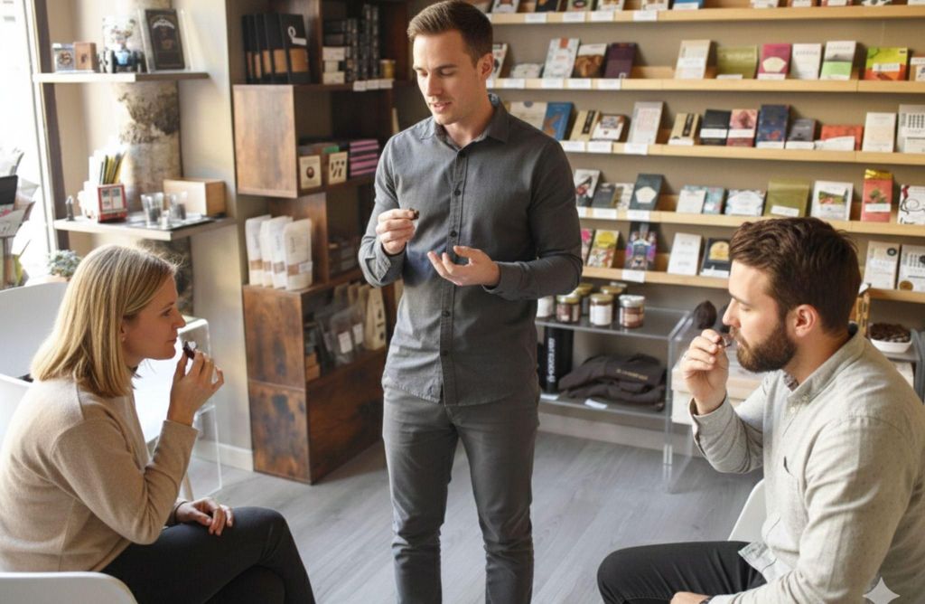 Feine Schokoladenverkostung in Turin