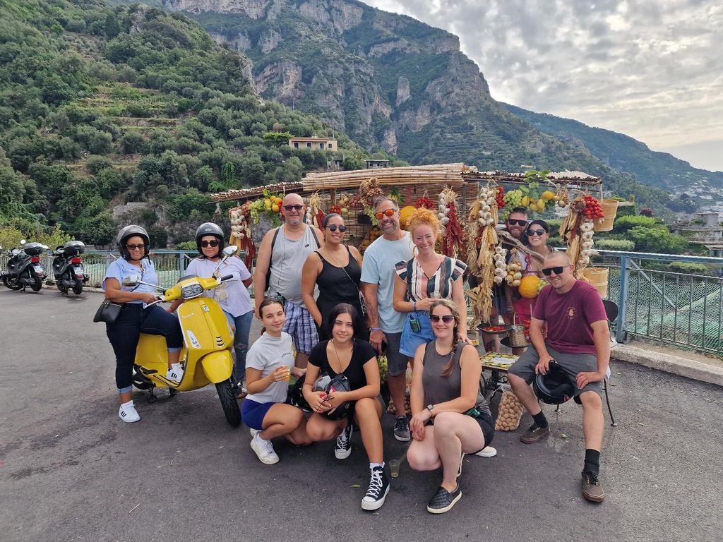 Romantische Vespa Tour: Amalfi, Ravello, Positano & Meerblick
