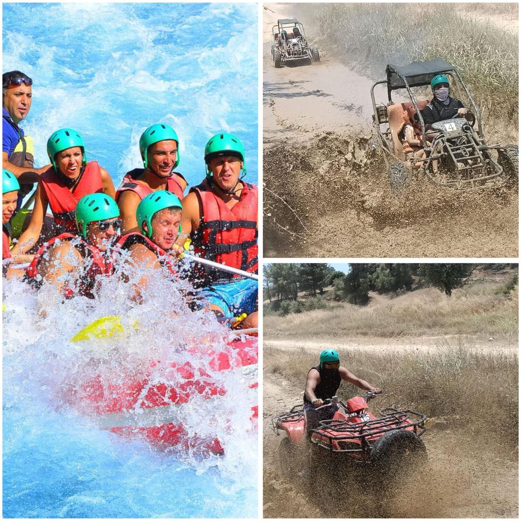 Antalya: Buggy- oder Quad- und Rafting-Tour mit Mittagessen