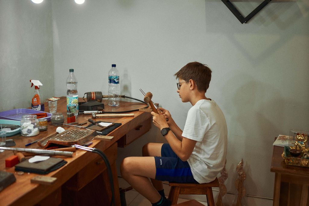 Ubud Town Center Silver Class – Silber-Schmuckherstellungskurs