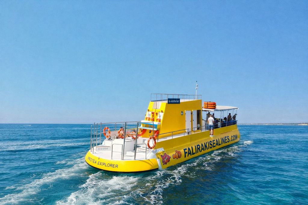 Faliraki: Bootsausflug zu Anthony Quinn & den Höhlen mit Getränken