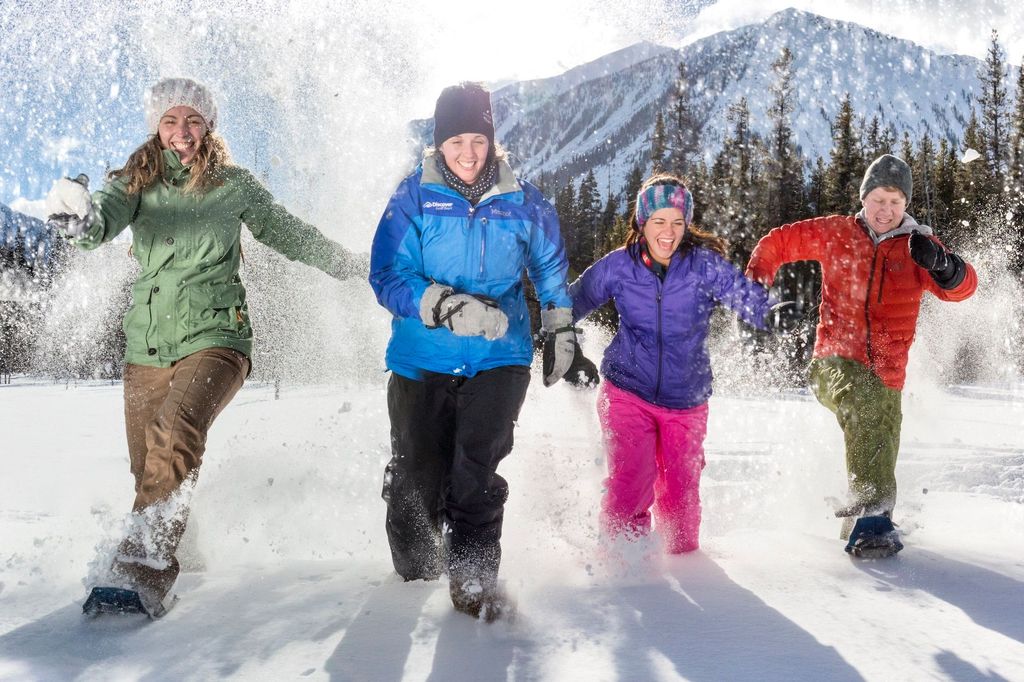 Von Banff aus: Schneeschuhwandern Tour im Kootenay National Park
