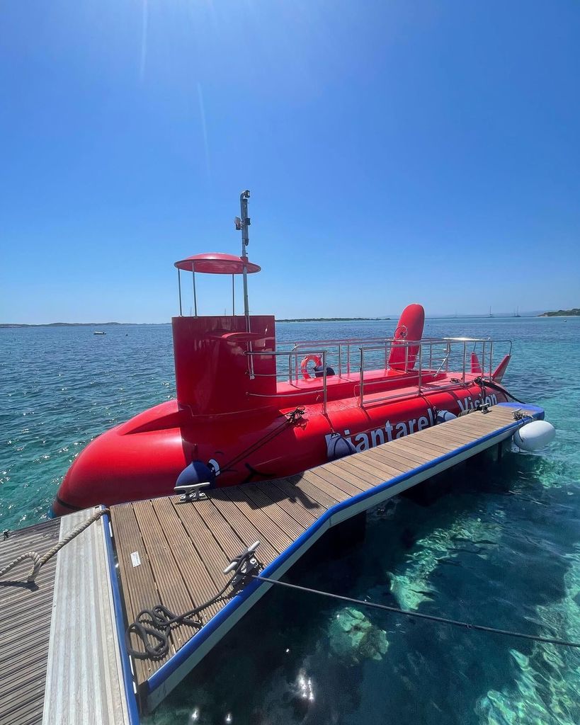 Ausflug mit dem Unterwasserboot im Archipel der Lavezzi-Inseln
