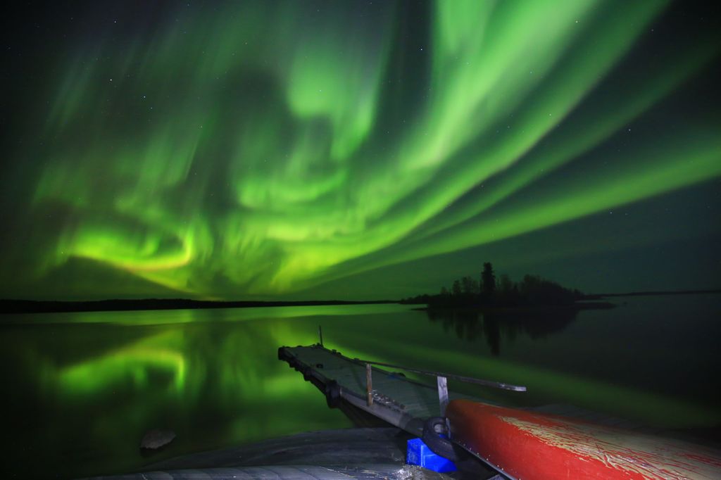 Von Yellowknife aus: Nordlicht-Bustour mit Fotos