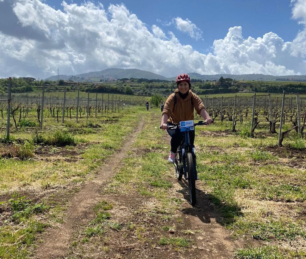 Frascati: Tour mit E-Bike und Weinverkostung