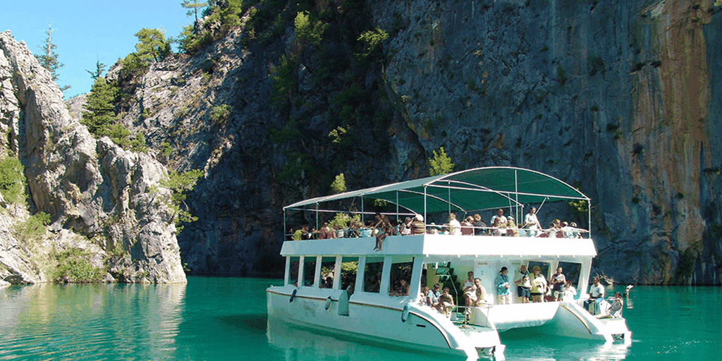 Green Canyon: Bootstour mit Mittagessen und Getränken ab Antalya