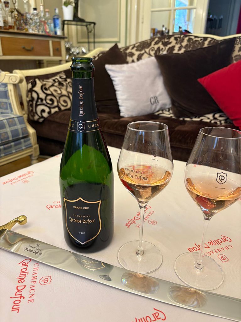 Reims Zentrum Verkostung von 3 Gläsern Champagner Grand Cru