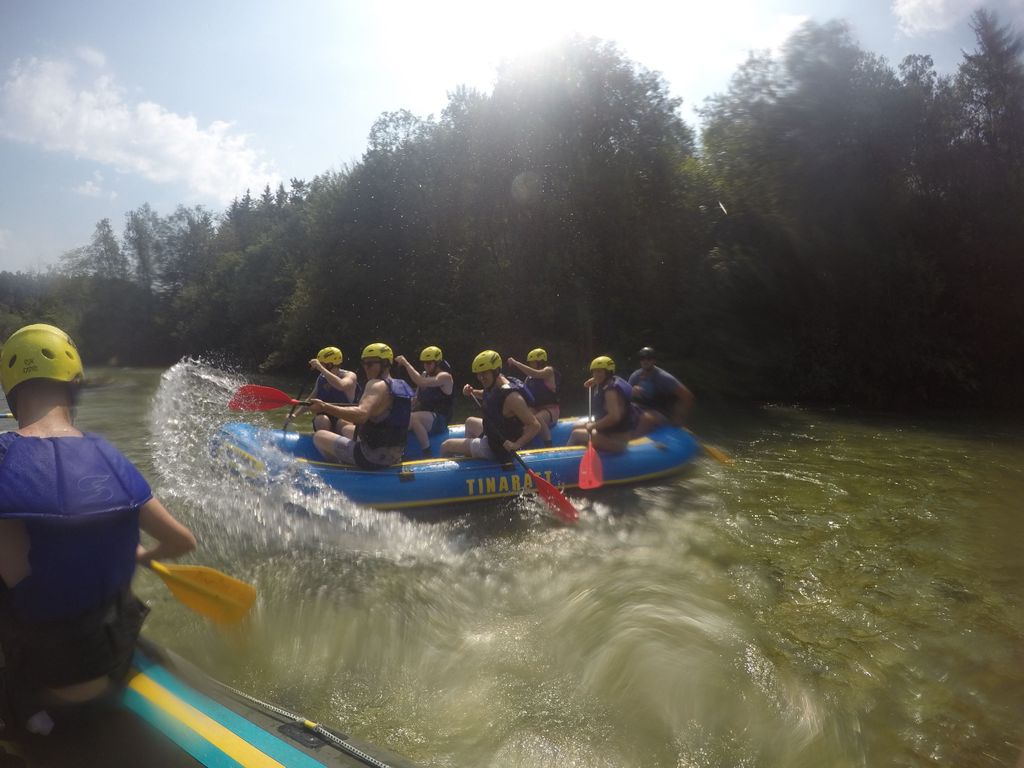 Bled: Rafting- und Zipline-Tour