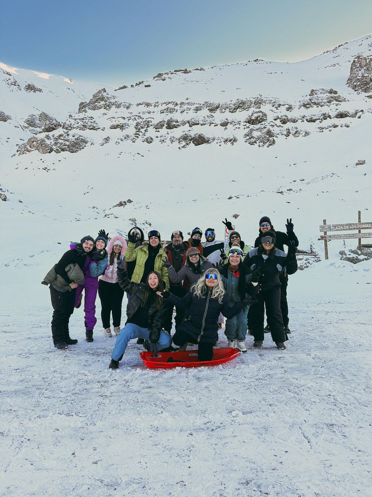 Santiago: Panoramaschneetour in der Region Farellones.