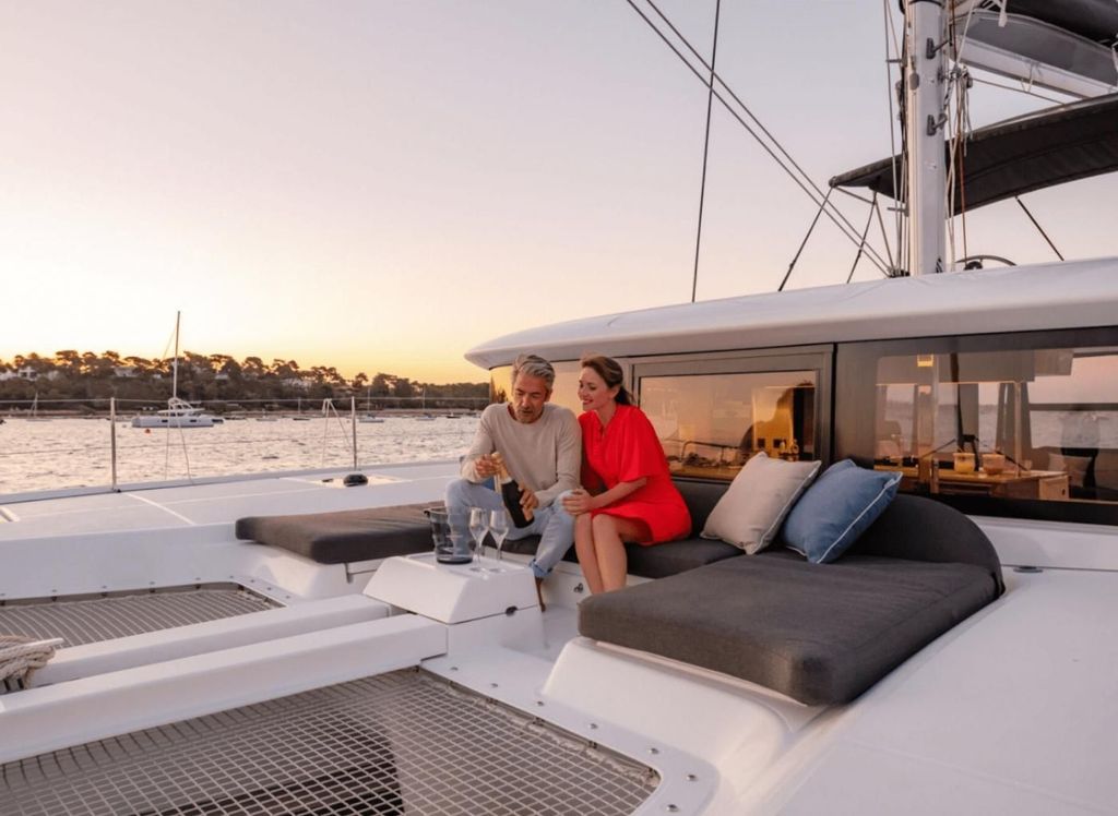 Luxus-Segelkatamaran Heraklion Dia-Insel | Gourmet-Menü