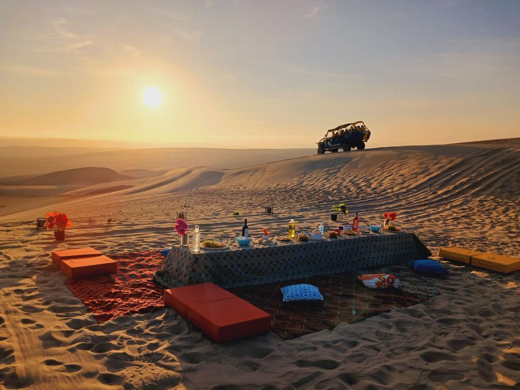 Paracas und Huacachina: Inseln, Dünenbuggy & Sonnenuntergangspicknick