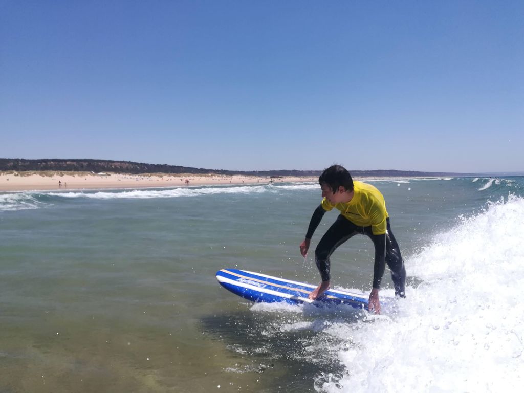 Lissabon: Surfunterricht am Strand der Costa de Caparica