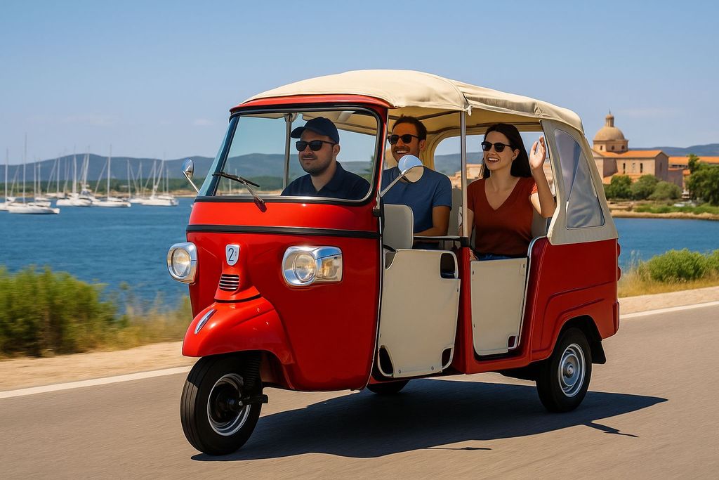 Olbia: Private romantische Tuk-Tuk-Tour