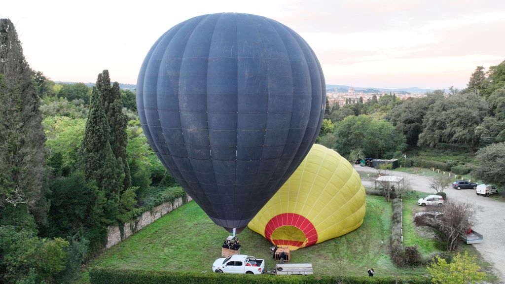 Chianti: Heißluftballonfahrt über die Hügel der Toskana
