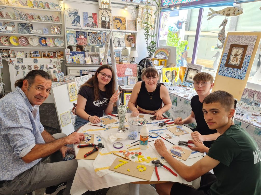 Olhão: 2-stündiger Kunstmosaik-Workshop von MosaicOlhão