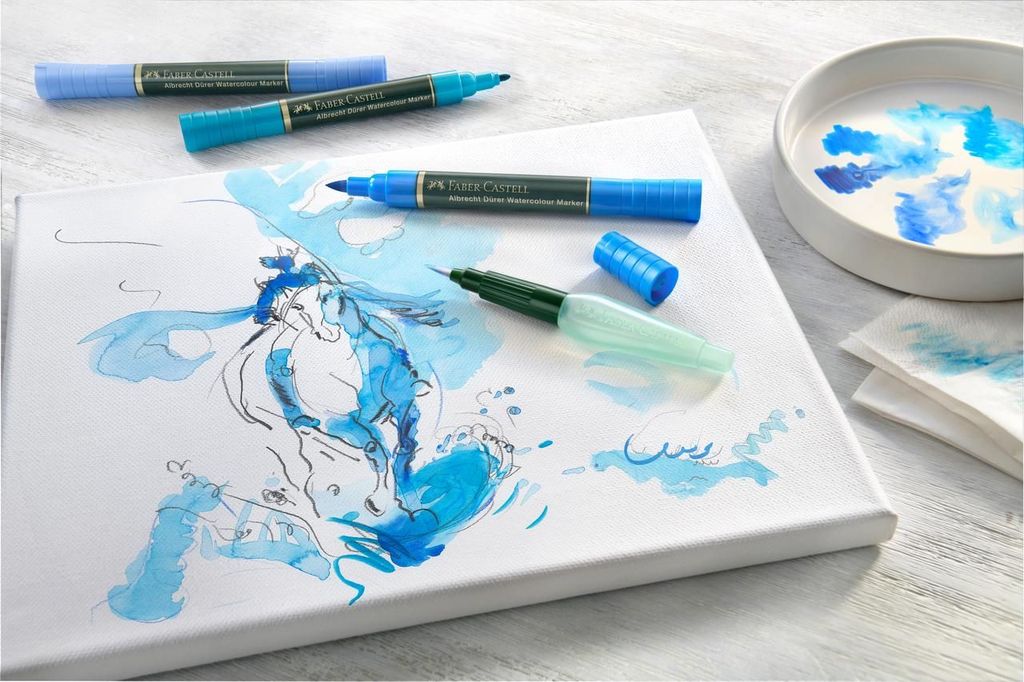 Aquarellieren mit Albrecht Dürer Markern: Workshop für Erwachsene