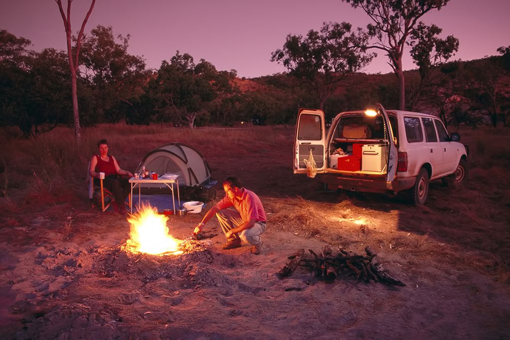 Campen im australischen Outback