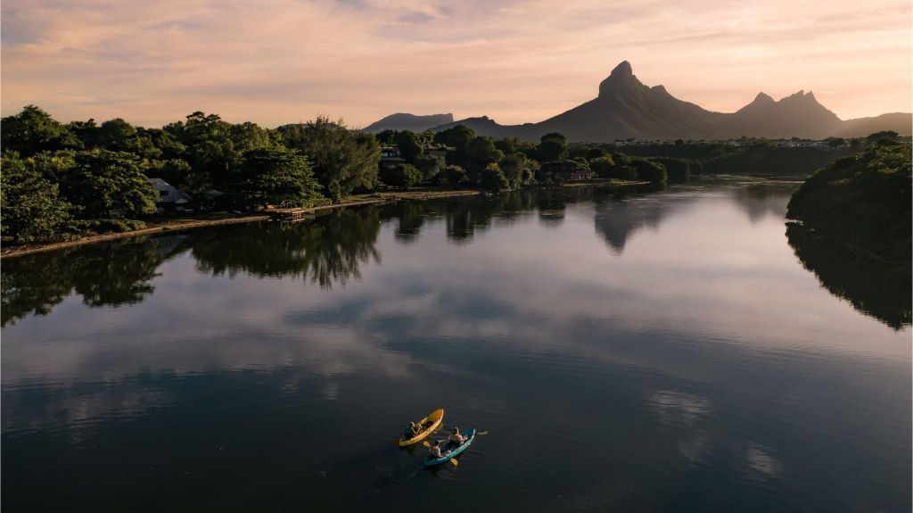 Mauritius: Geführte Sunrise Kayak Tour auf dem Tamarin River