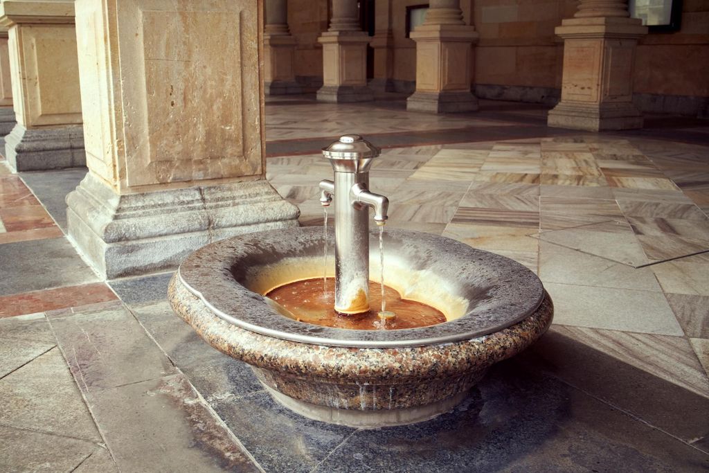 Berühmte Kurstadt Karlovy Vary und Burg Loket von Prag aus
