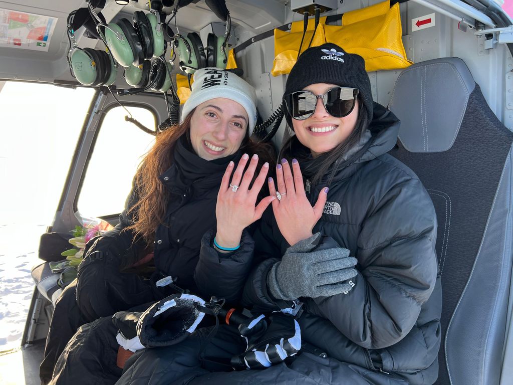 Heiratsantrag in einem aktiven Vulkangebiet