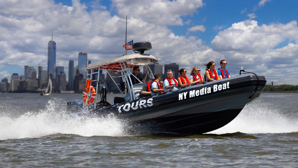 New York City: Schnellboot-Tour im Hafen – ab Chelsea Piers