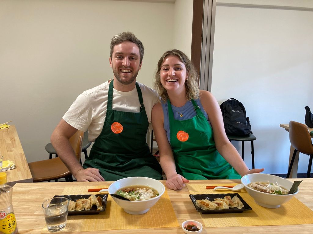 Osaka: Ramen- und Gyoza-Kochkurs in Dotonbori