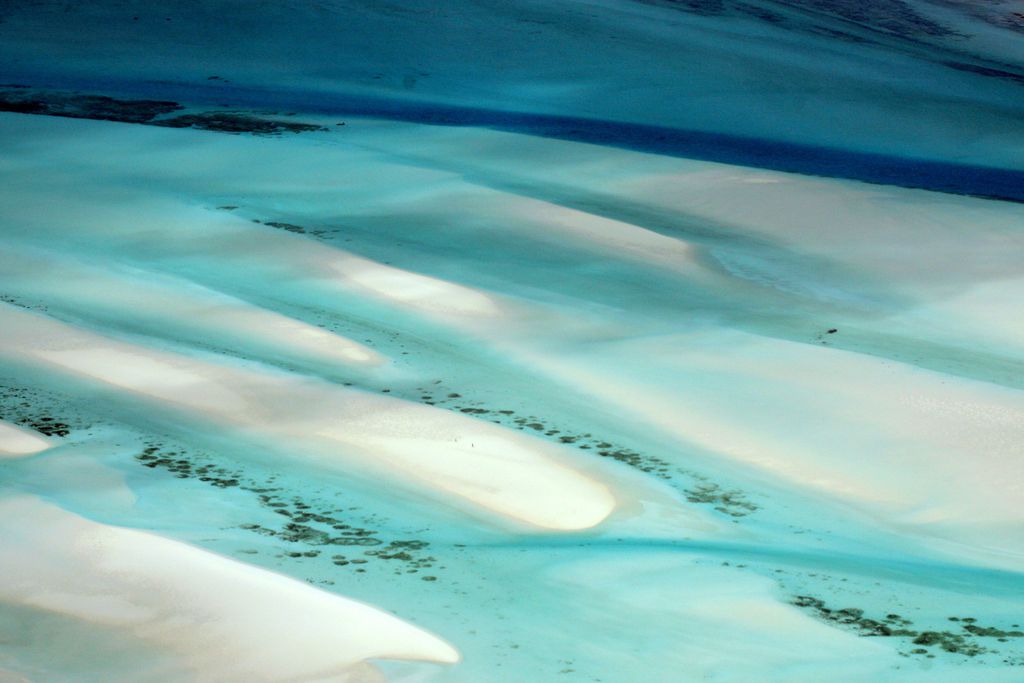 Sandbänke vor Pemba Island