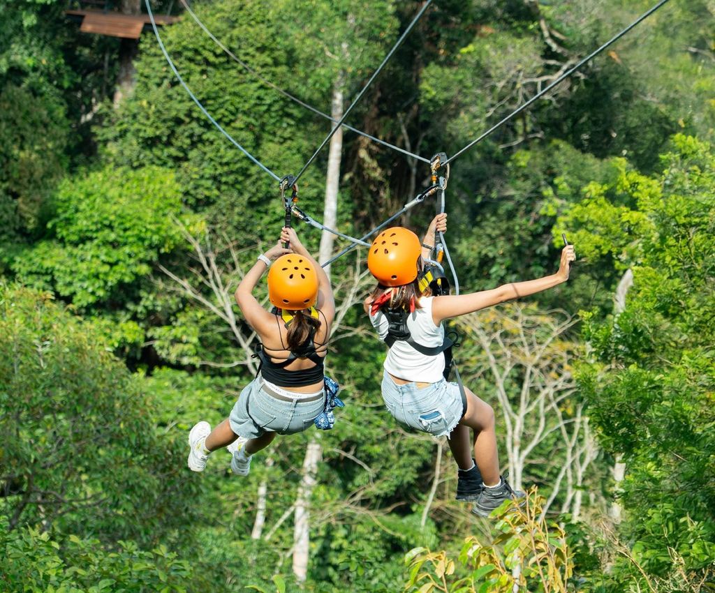 Phuket: Zipline-Abenteuer und Quad im Patong Mountain View