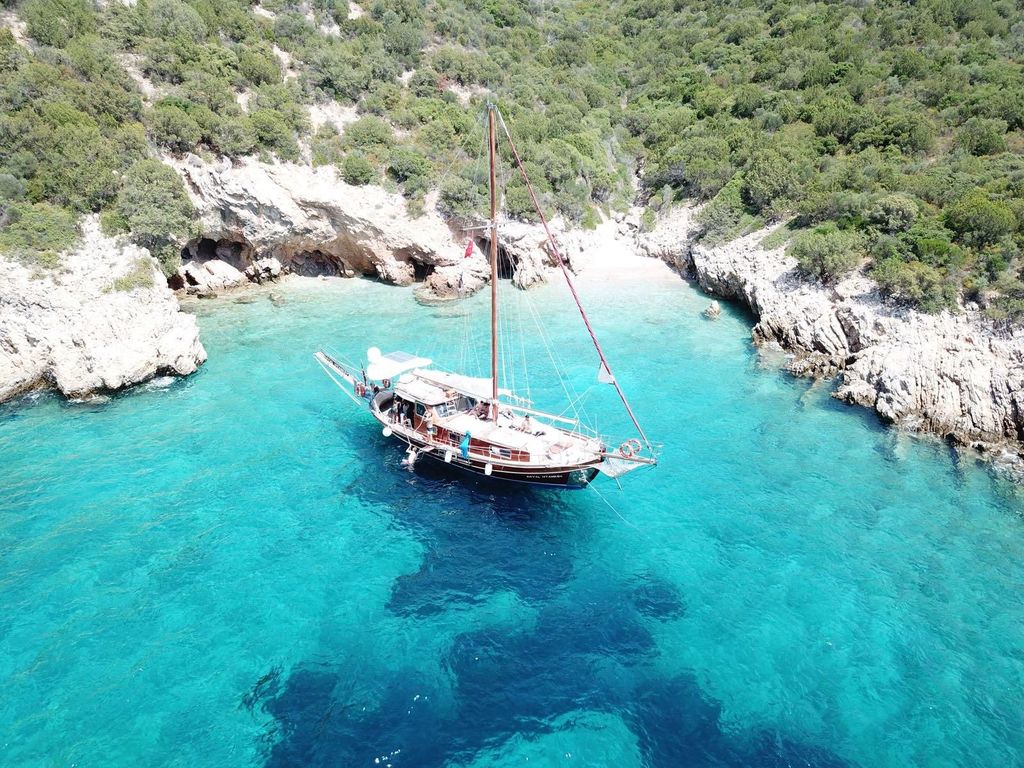 Bodrum: Private Bootstour auf der Halbinsel mit Mittagessen