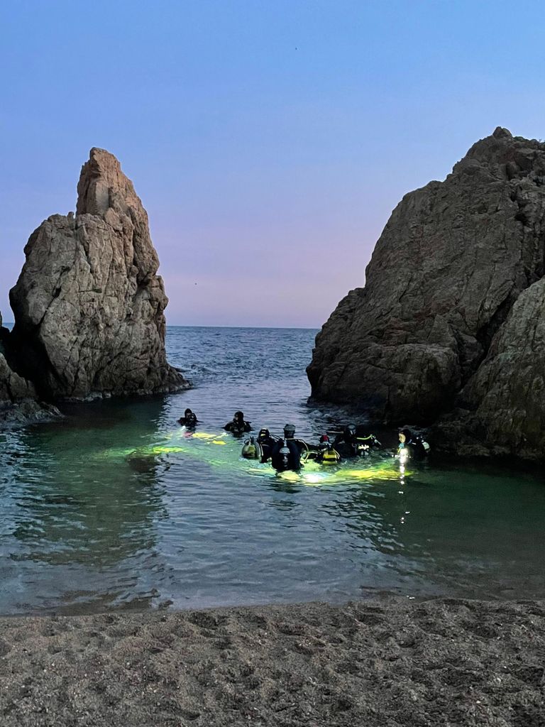 Nachttauchen an der Costa Brava (nur für zertifizierte Taucher)