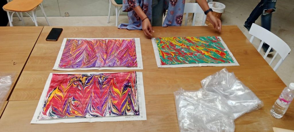 Sidi Bou Saïd: Ebru-Marmorierungs-Workshop