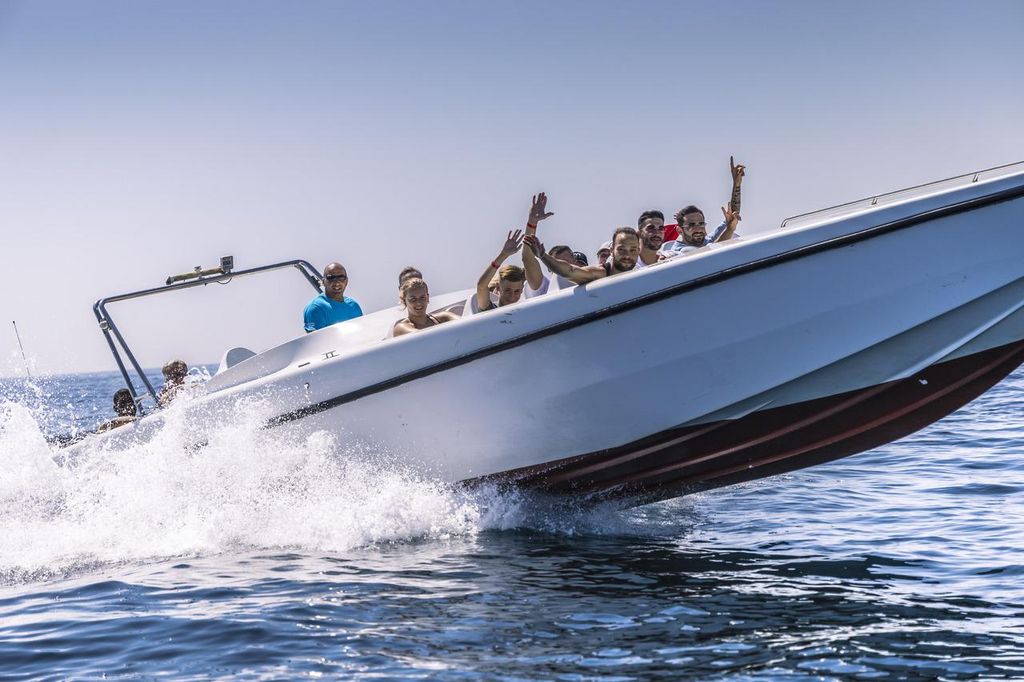 St. Julians: Powerboat Gozo, Comino und Blaue Lagune