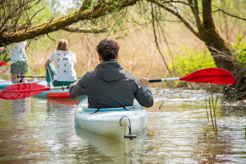 Biesbosch: Kajakverleih mit Routenkarte und Schwimmweste