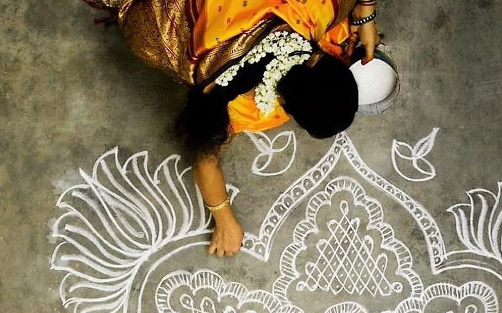 Traditioneller Kolam-Kurs & Kulturerlebnis in Madurai
