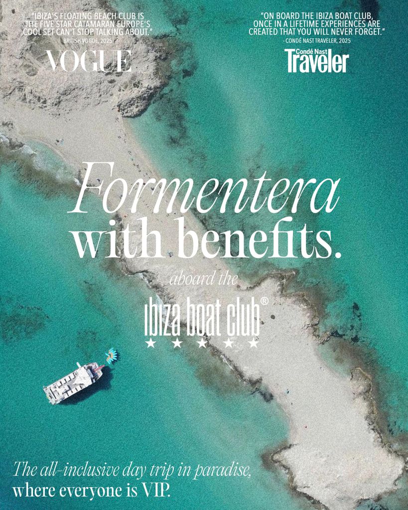 Ibiza: Formentera Bootsparty bei Sonnenuntergang mit Getränken und Essen