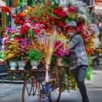 Blumenverkäufer