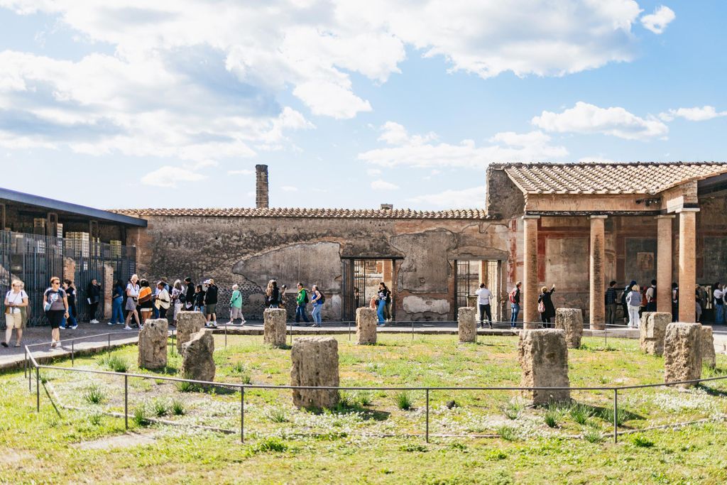 Von Salerno aus: Vesuv & Pompeji mit Audioguide