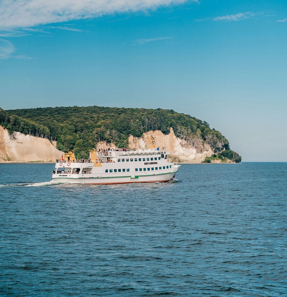 Rügen: Bootsfahrt zur Kreideküste und zum Königsstuhl