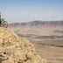 Mountainbiker in der Wüste Negev