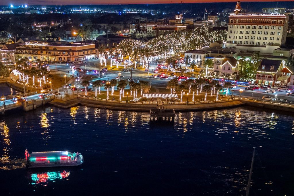 St. Augustine: Bootstour bei Nacht