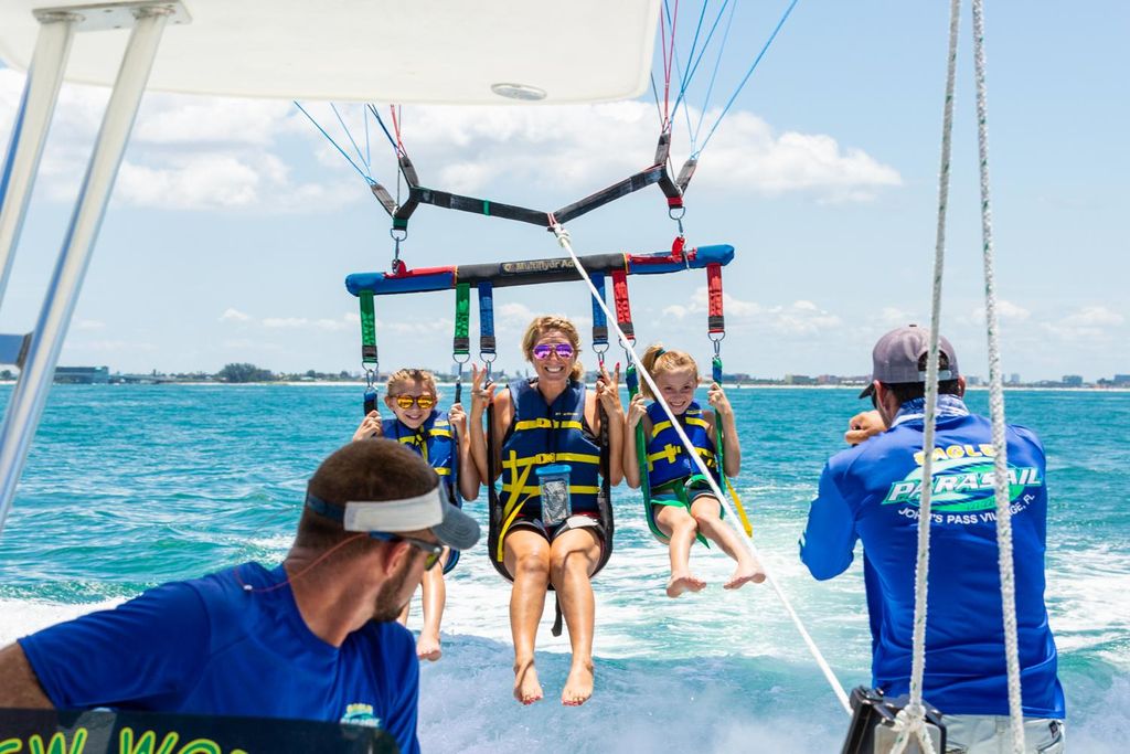 St. Petersburg, Florida: Parasailing-Erlebnis