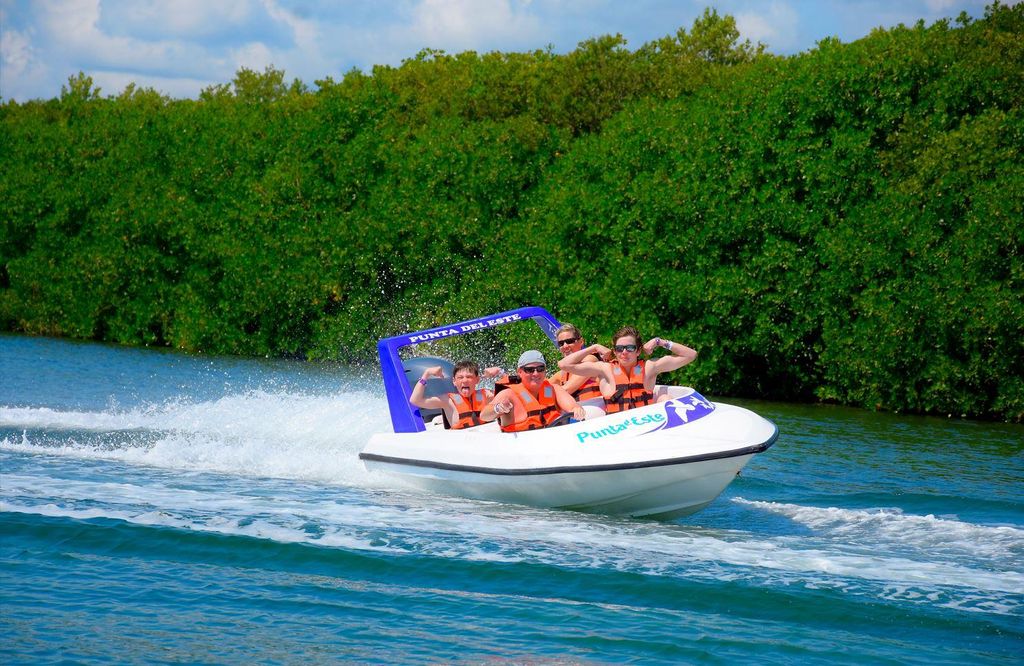 Cancun: Dschungel Tour Abenteuer mit Speedboat und Schnorcheln
