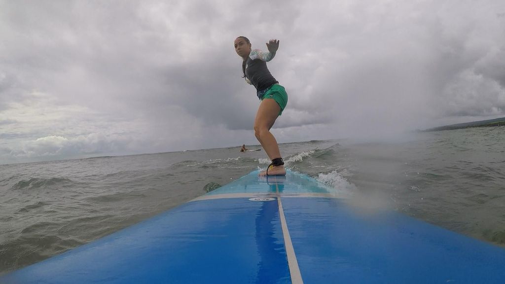 Oahu, Nordküste: Surfstunde