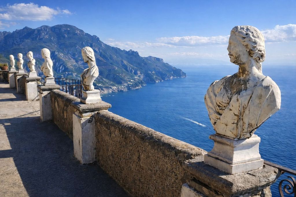 Von Neapel/Salerno aus: Gruppentour nach Positano, Amalfi, Ravello