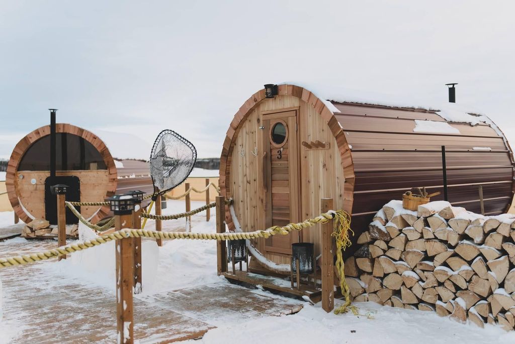 Yellowknife: Arktische Sauna & gemeinsames kaltes Eintauchen