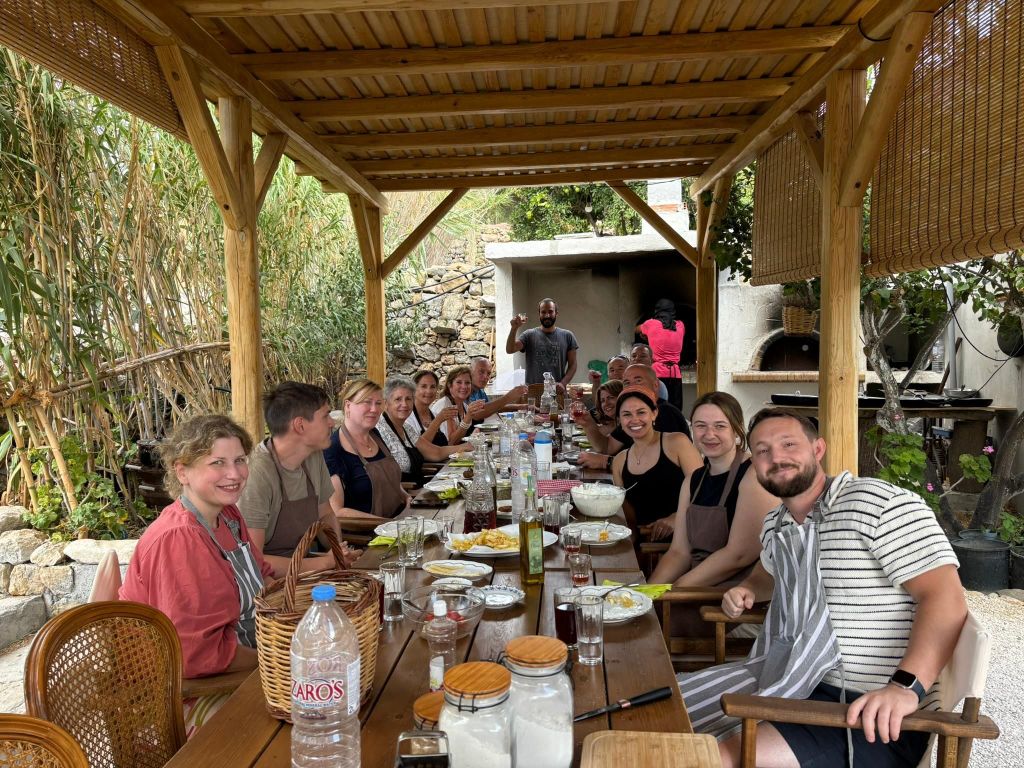 Melanes: Naxos Perivoli Farm & Kochkurs mit Holzfeuer