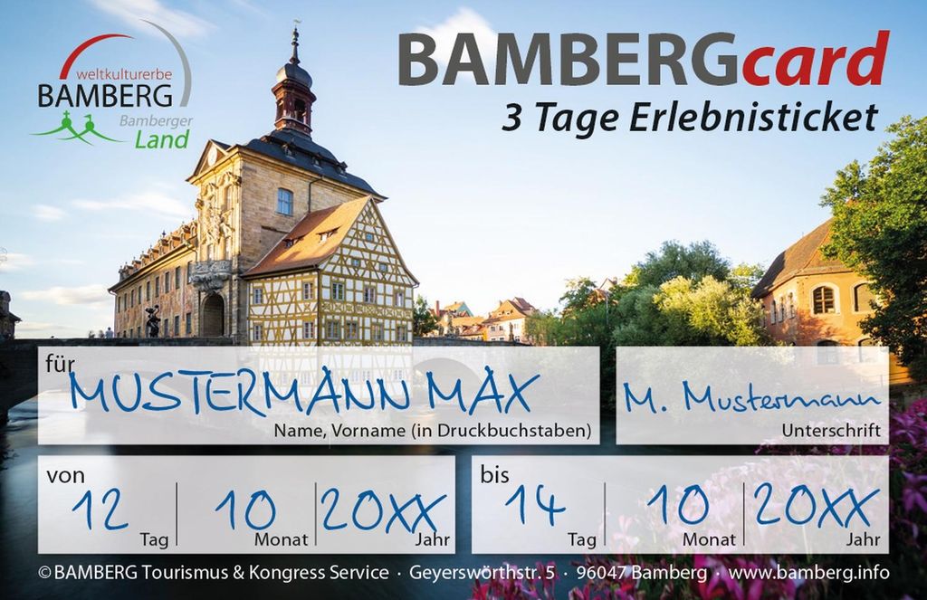 BambergCard: 3-Tage-Nahverkehrs-Entdeckungspass