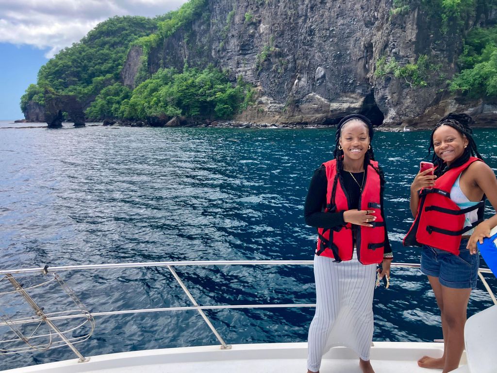 St. Vincent: Bootstour an der Westküste mit Getränken