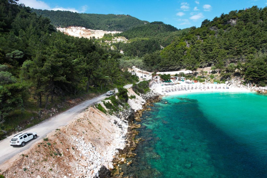 Thasos: Strandsafari-Tour mit Giola-Lagune und Stränden
