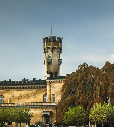 Turm des Schlosses Montfort